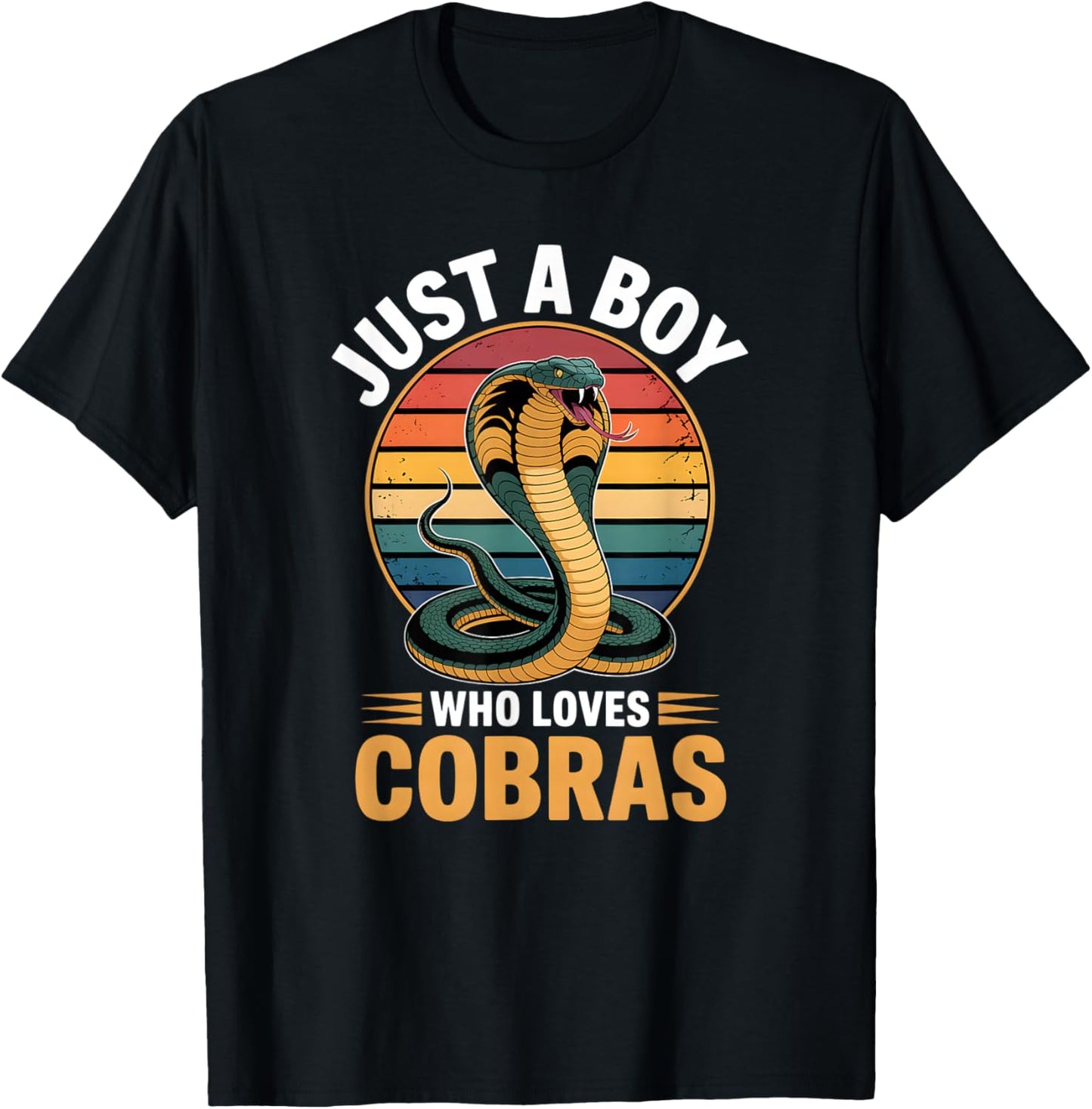 Boys Cobra T-Shirt - T-Shirt | Black