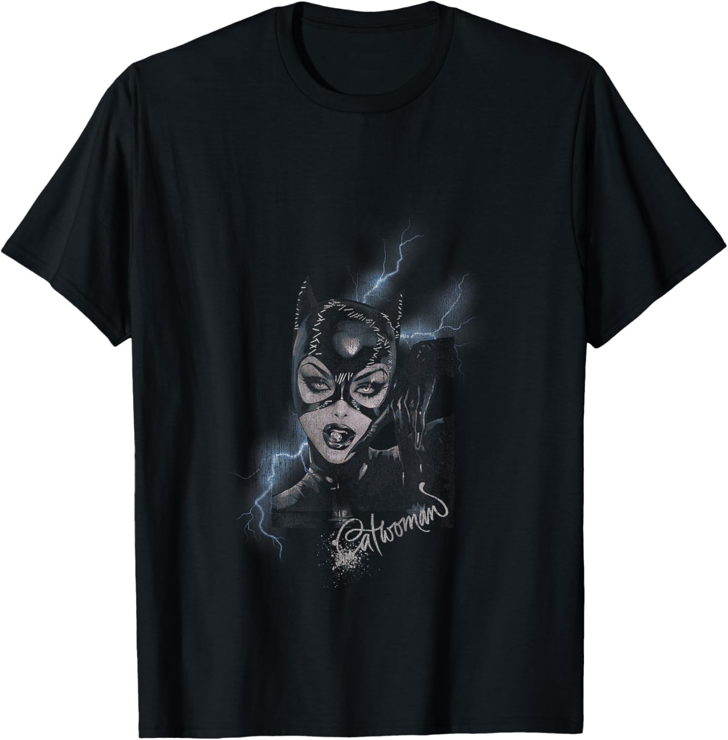 Kids Batman Catwoman Pose , Black, 2 T-Shirt - T-Shirt | Black