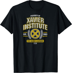 X-Men - Property Of Xavier Institute T-Shirt - T-Shirt | Black