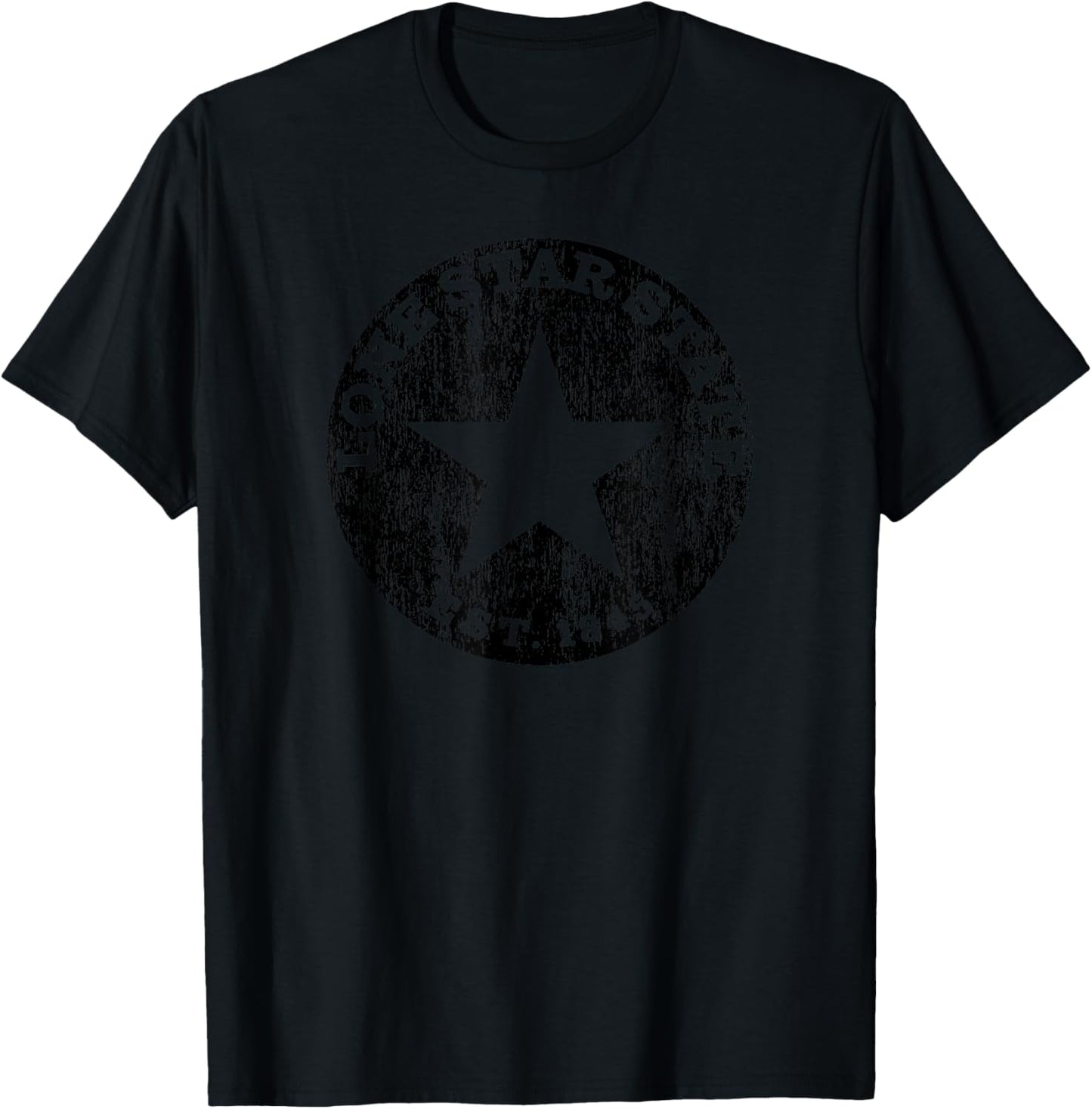 Texas Vintage Lone Star State 1845 T-Shirt - T-Shirt | Black