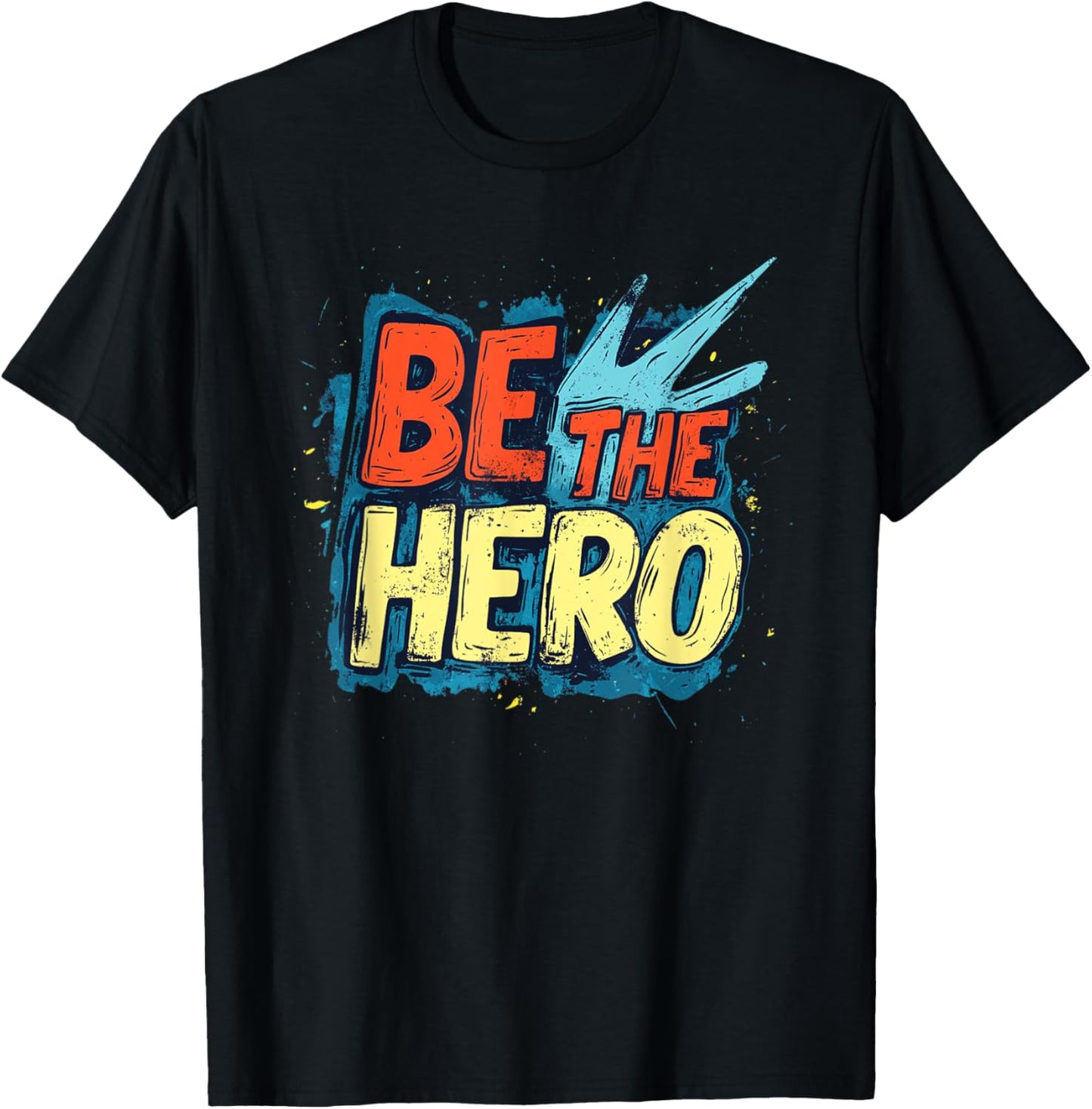 Cool Be the Hero Emblem Costume T-Shirt - T-Shirt | Black