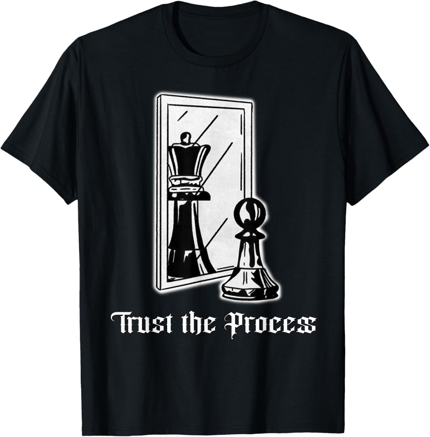 Trust the Process Chess King T-Shirt - T-Shirt | Black