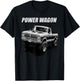 Power Wagon Pickup Truck Graphic T-Shirt - T-Shirt | Black