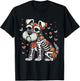 Dia de Los Muertos Schnauzer Sugar Skull Mexican Dogs Lovers T-Shirt - T-Shirt | Black