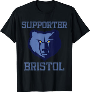 Supporter Bristol Rugby Funny Rugbyman England T-Shirt - T-Shirt | Black
