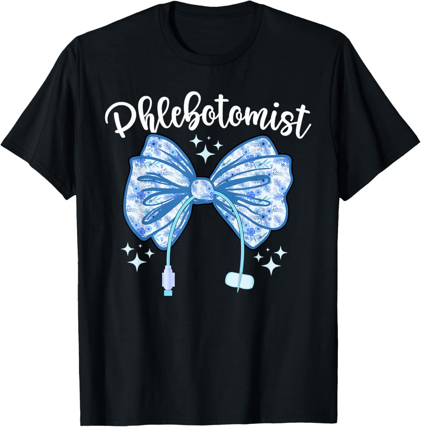 Phlebotomist Coquette Phlebotomy Phlebotomist T-Shirt - T-Shirt | Black