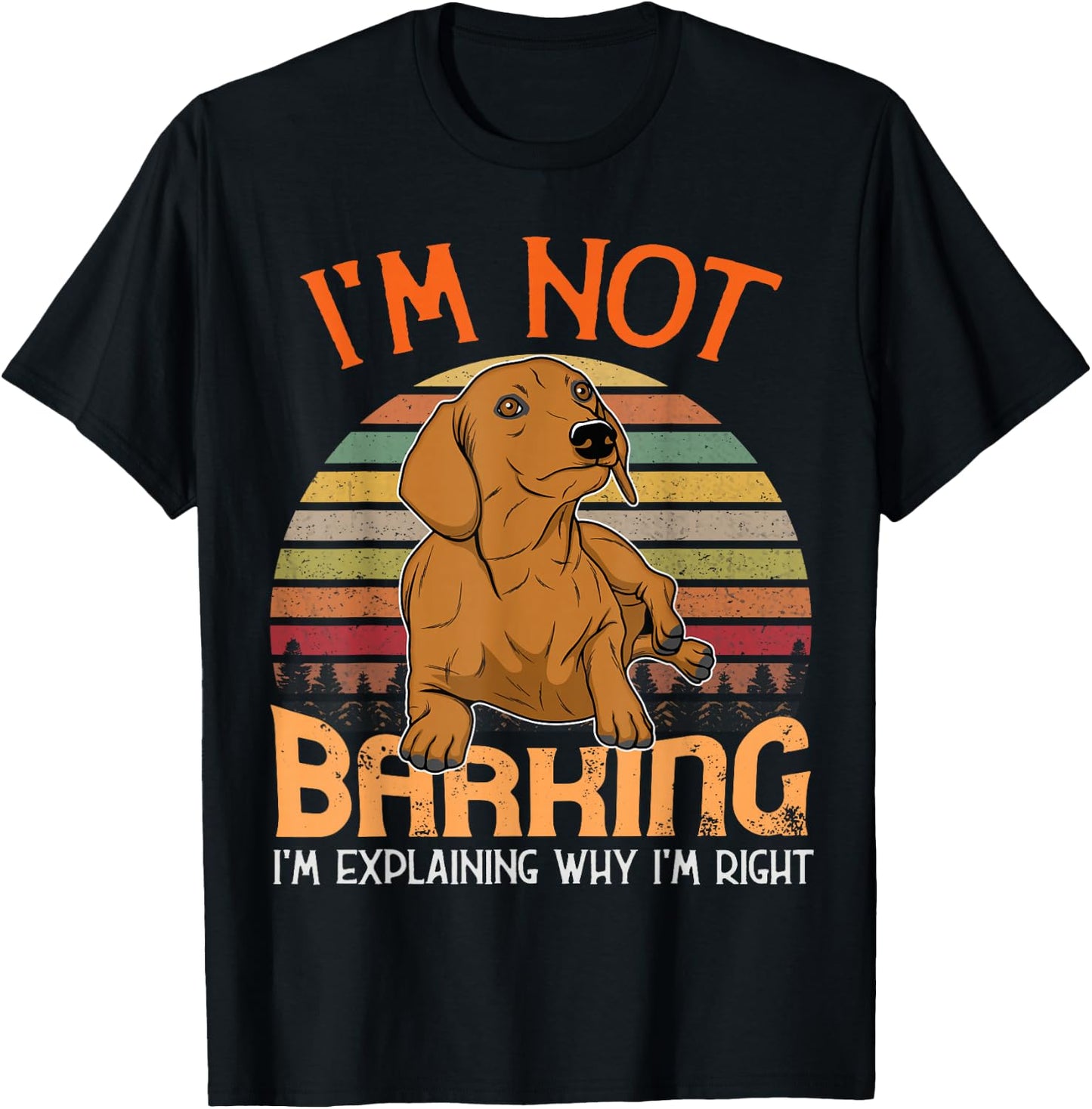 Dachshund Dachshund Teckel T-Shirt - T-Shirt | Black