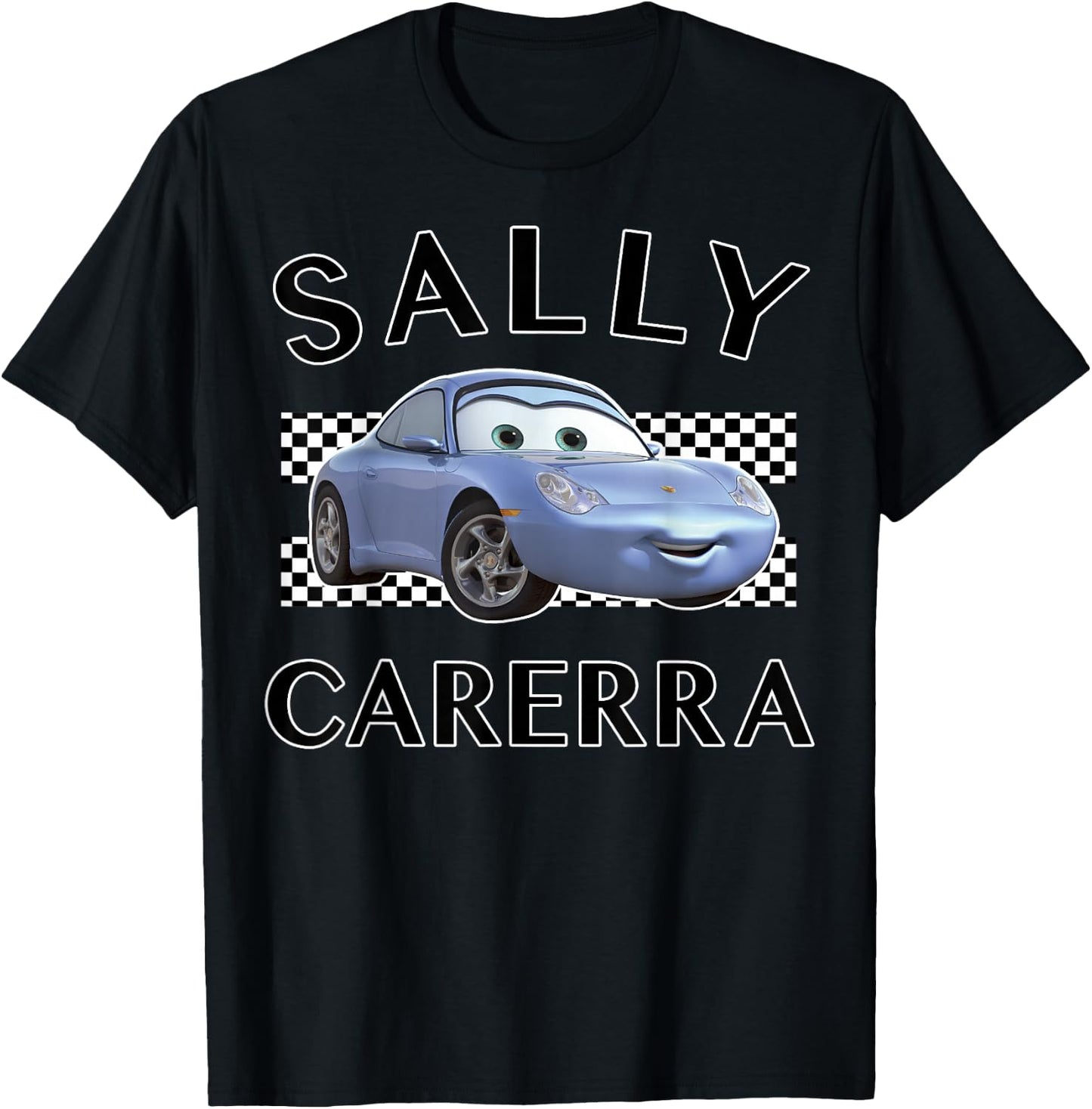 Disney Pixar Cars Sally Carerra Finish Graphic T-Shirt - T-Shirt | Black