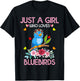 Bluebird Kids, Just A Girl Who Loves Bluebirds T-Shirt - T-Shirt | Black