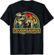 Cousinsaurus T Rex Dinosaur Cousin Saurus Family Matching T-Shirt - T-Shirt | Black