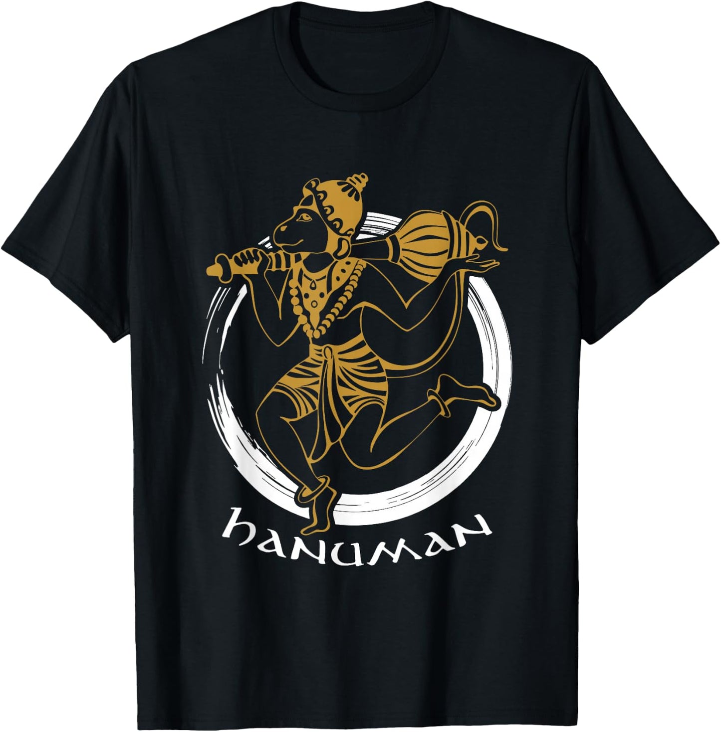 Gifts for Hindus Hinduism Diwali Festival Gods Lord Hanuman T-Shirt - T-Shirt | Black