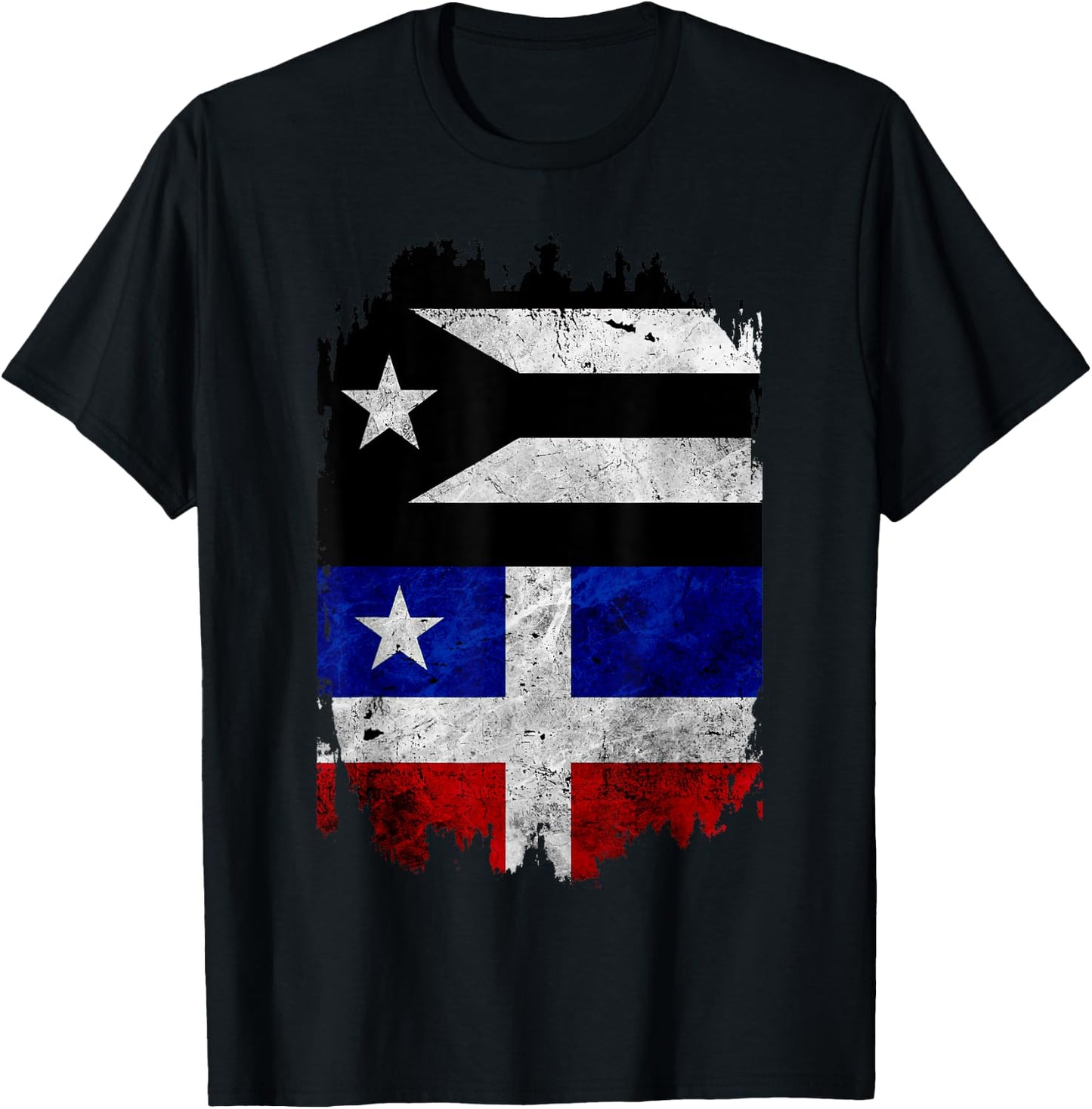 Puerto Rico Resiste Black Protest Flag Grito de Lares Flag T-Shirt - T-Shirt | Black