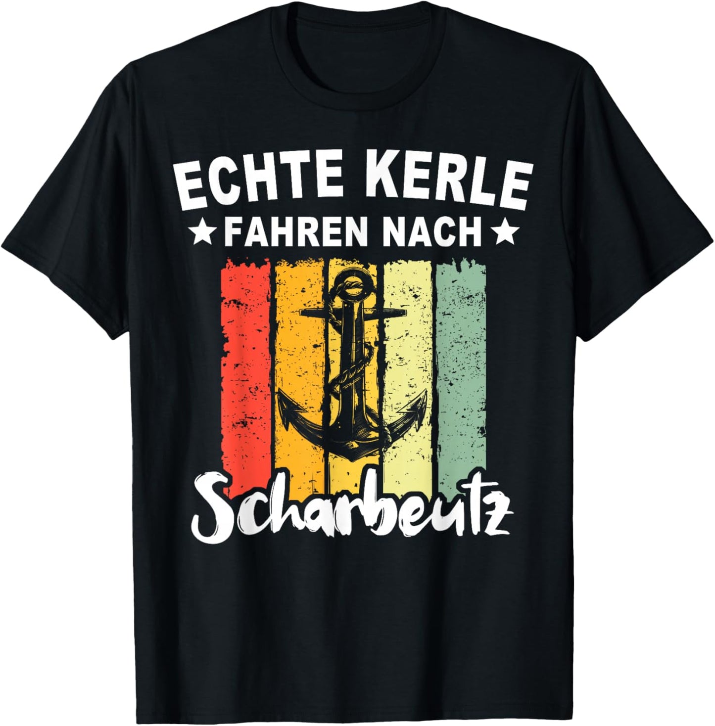 Scharbeutzer Ostseeurlaub Souvenir Scharbeutz T-Shirt - T-Shirt | Black