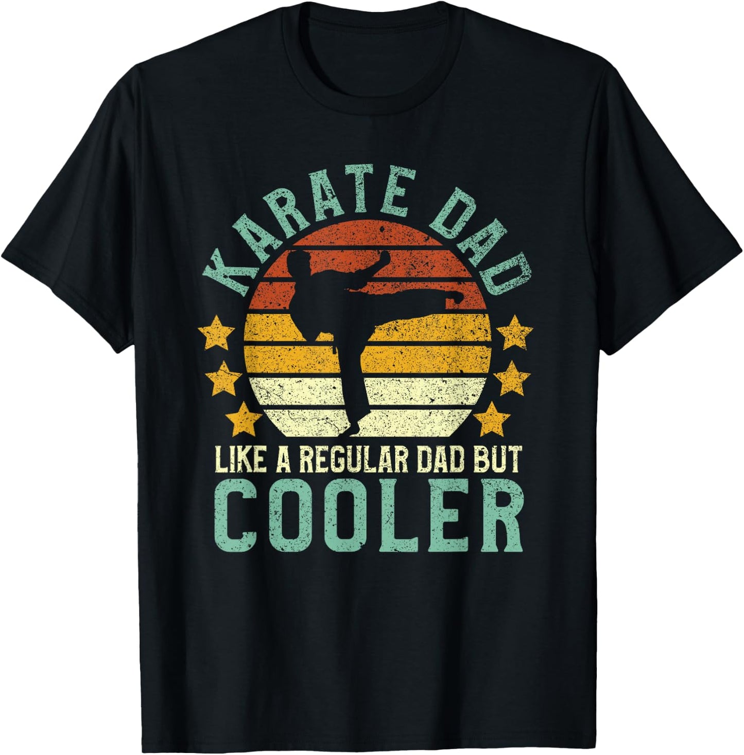 Karate Dad | Funny Martial Arts Karateka Father Gift T-Shirt - T-Shirt | Black