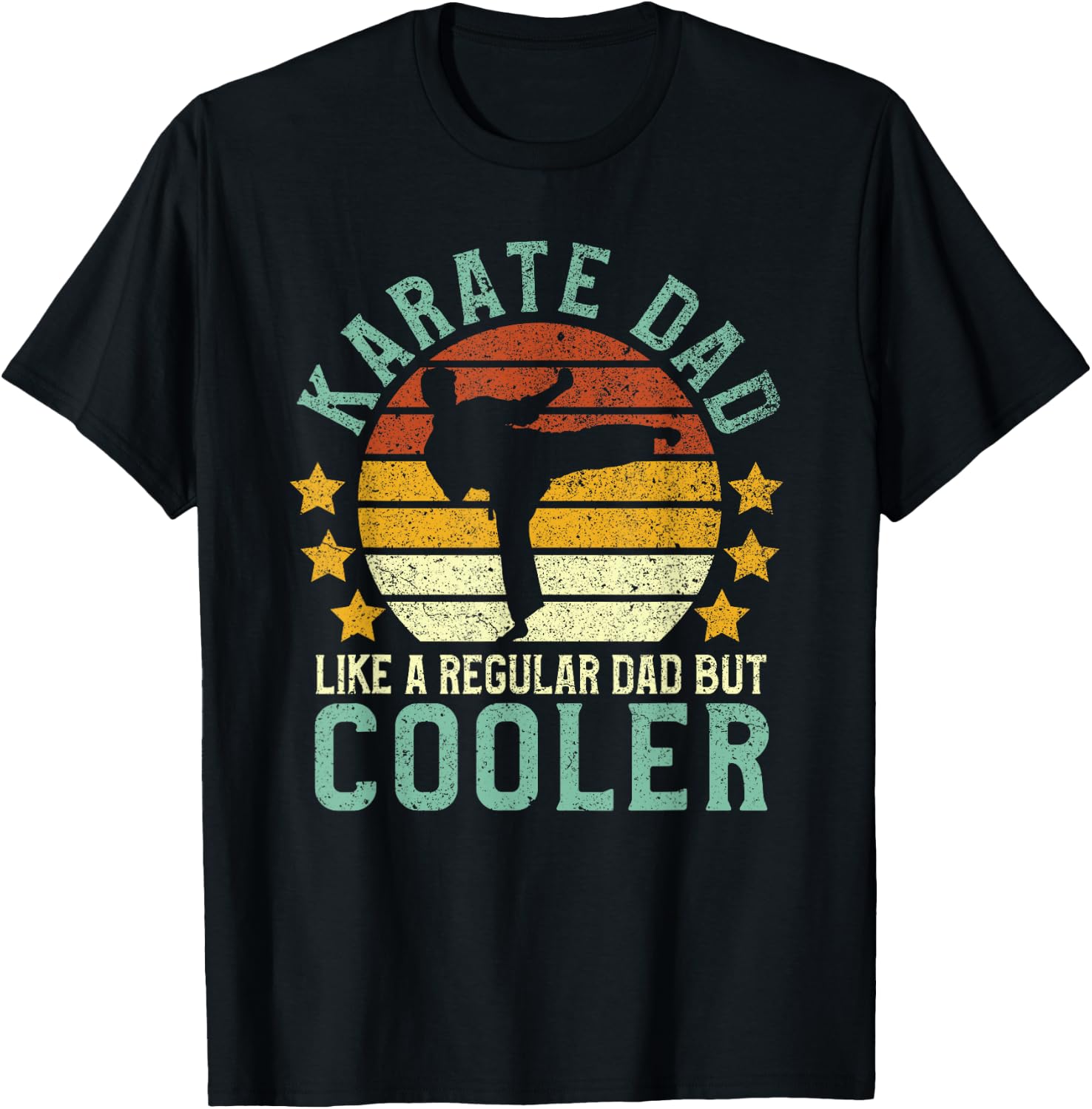 Karate Dad | Funny Martial Arts Karateka Father Gift T-Shirt - T-Shirt | Black