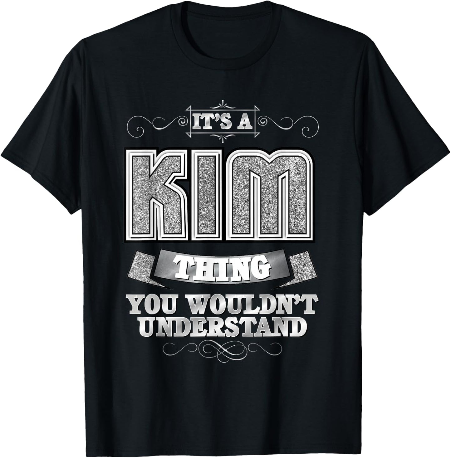 It's A Kim Thing You Wouldn't Understand - First Name T-Shirt - T-Shirt | Black