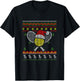 Funny Tennis Player Ugly Sweater Tennis Costume T-Shirt - T-Shirt | Black
