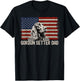 Best Dog Dad Ever American Flag - Gordon Setter Dad T-Shirt - T-Shirt | Black