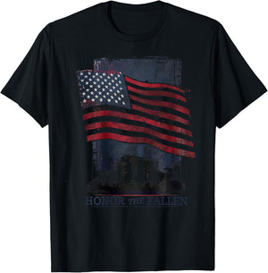 Honor The Fallen (on back) T-Shirt - T-Shirt | Black