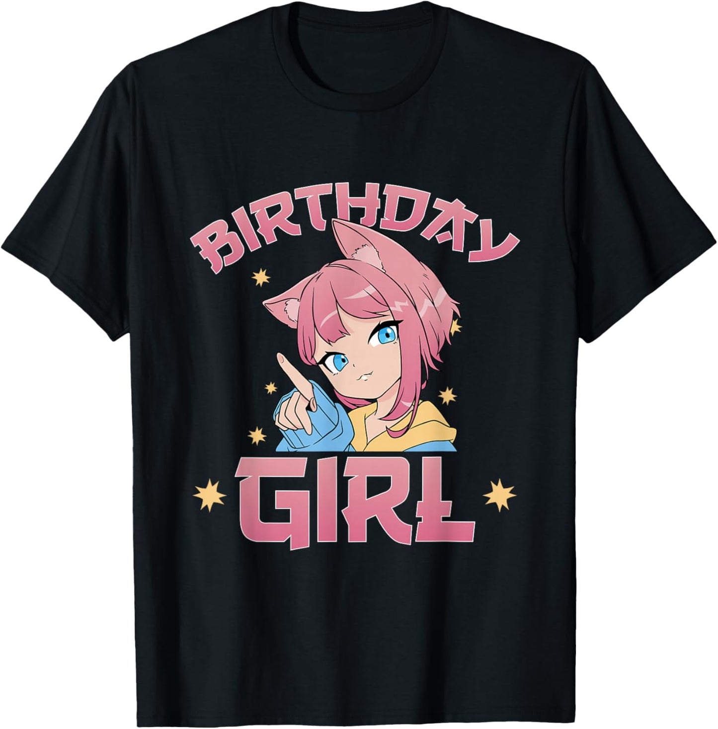 Anime Manga - Birthday Girl T-Shirt - T-Shirt | Black