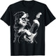Bernese Mountain Dog Playing Electric Guitar Rock Dog Dad Women Kids T-Shirt - T-Shirt | Black