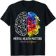 End The Stigma Mental Health Matters Mental Health Awareness T-Shirt - T-Shirt | Black