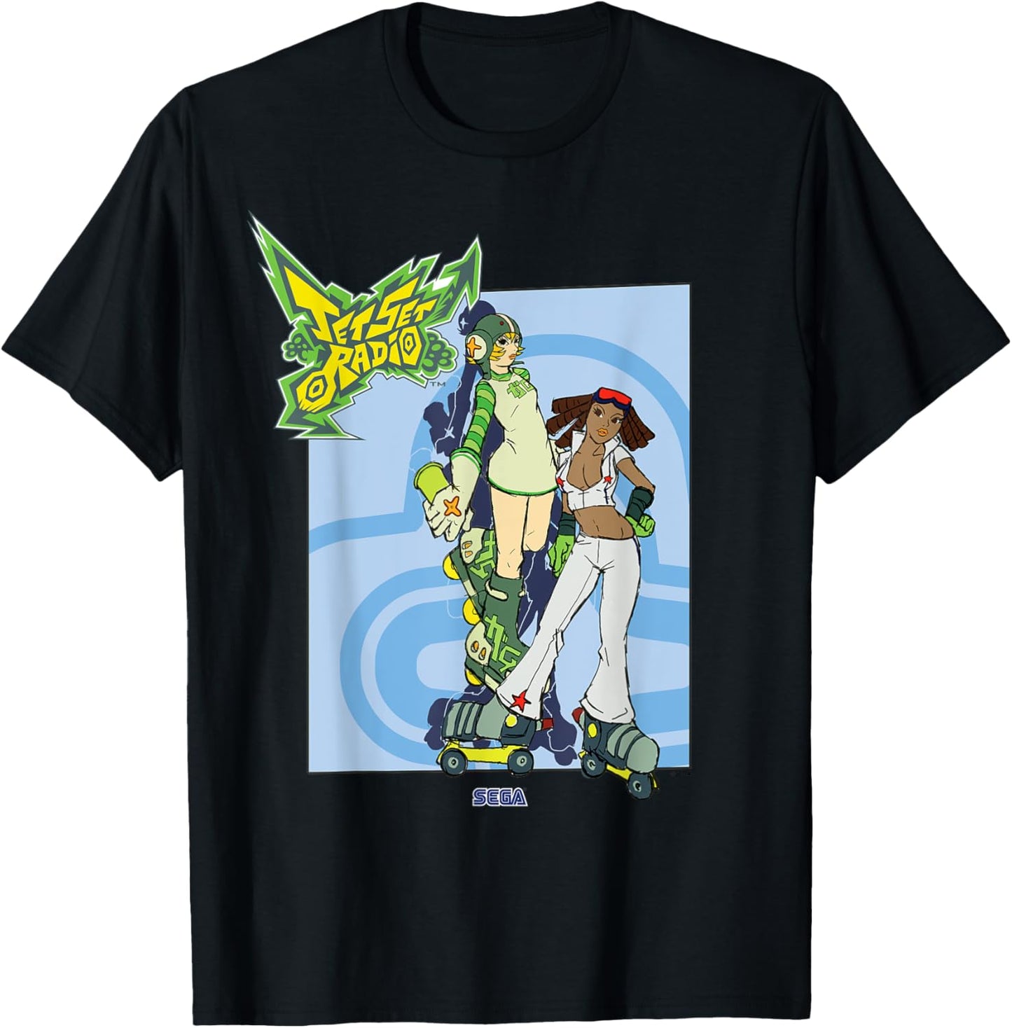Jet Set Radio Duo Gum, Piranha SEGA Dreamcast Video Game T-Shirt - T-Shirt | Black