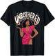 Unbothered By Negative Souls Black Women Girls Afro Queen T-Shirt - T-Shirt | Black