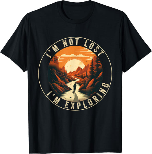 Hiking Women Nature outdoorsy Funny Hiker Hike Lover T-Shirt - T-Shirt | Black