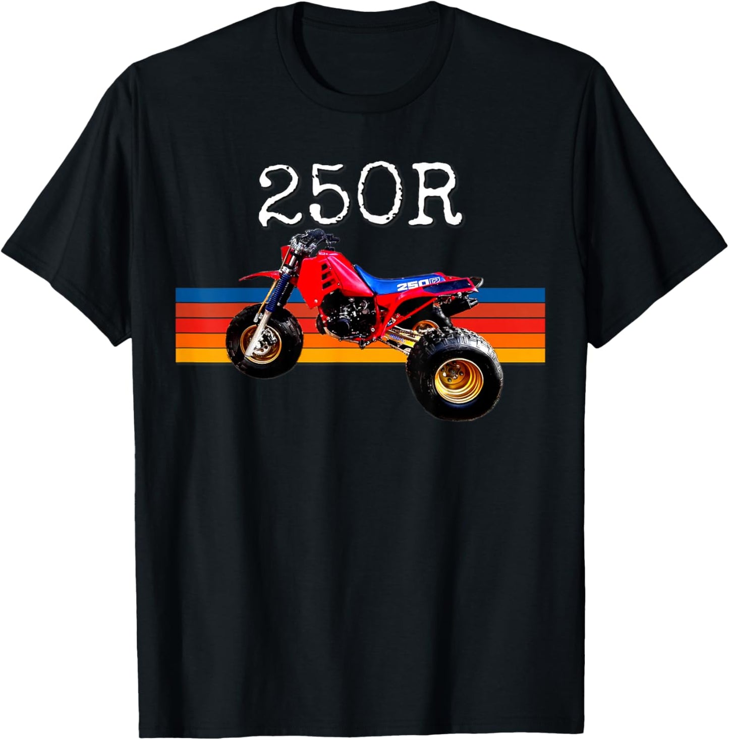 1985 Vintage Retro Three Wheeler ATV ATC 250R T-Shirt - T-Shirt | Black