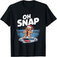 Ice Hockey Christmas Gingerbread T-Shirt - T-Shirt | Black