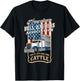 American Bull Haulers Association Men's Black Cotton Polyester Blend Short Sleeve , Small T-Shirt - T-Shirt | Black