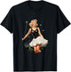 Pinup Girl Golfer Golf Vintage T-Shirt - T-Shirt | Black