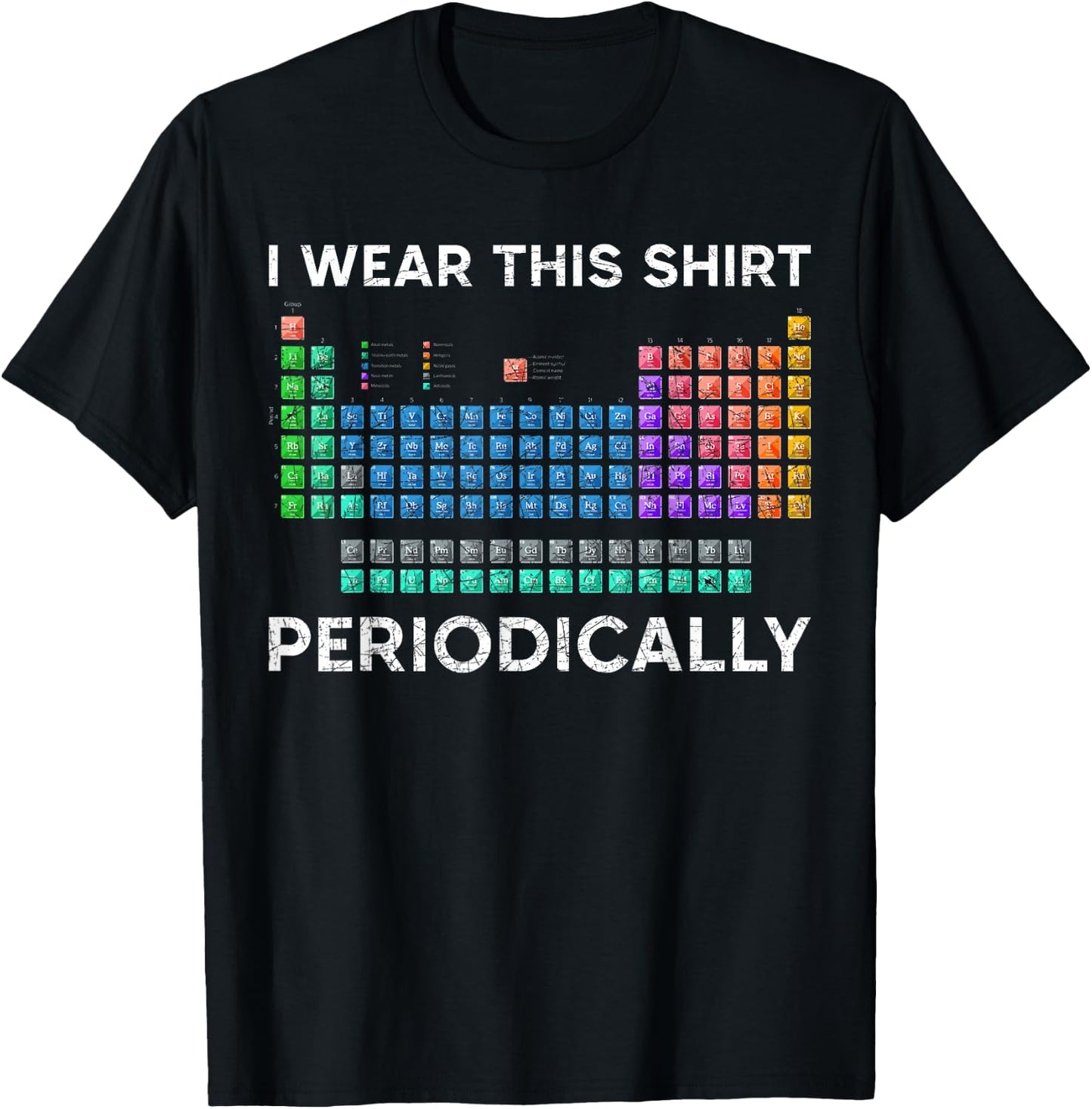 Periodic Table Chemistry T-Shirt - T-Shirt | Black