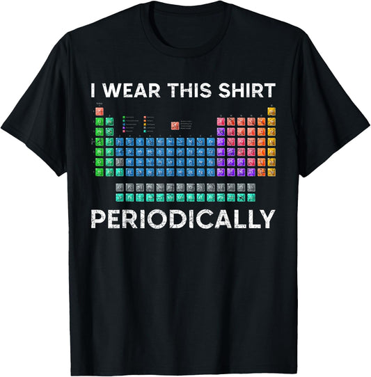Periodic Table Chemistry T-Shirt - T-Shirt | Black
