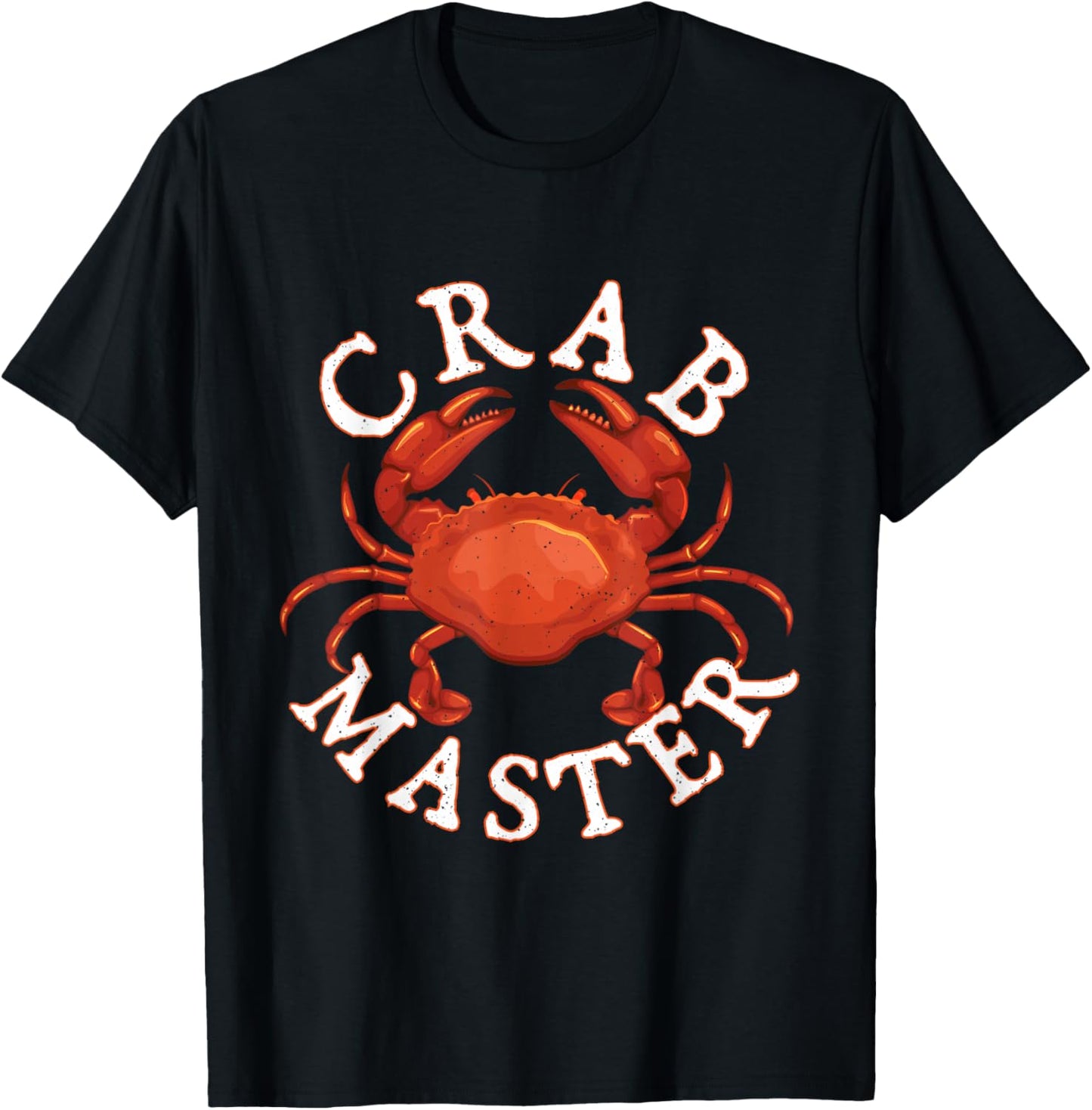 Crab Master - Seafood Crustacean Sea Lover Hunting Crabbing T-Shirt - T-Shirt | Black