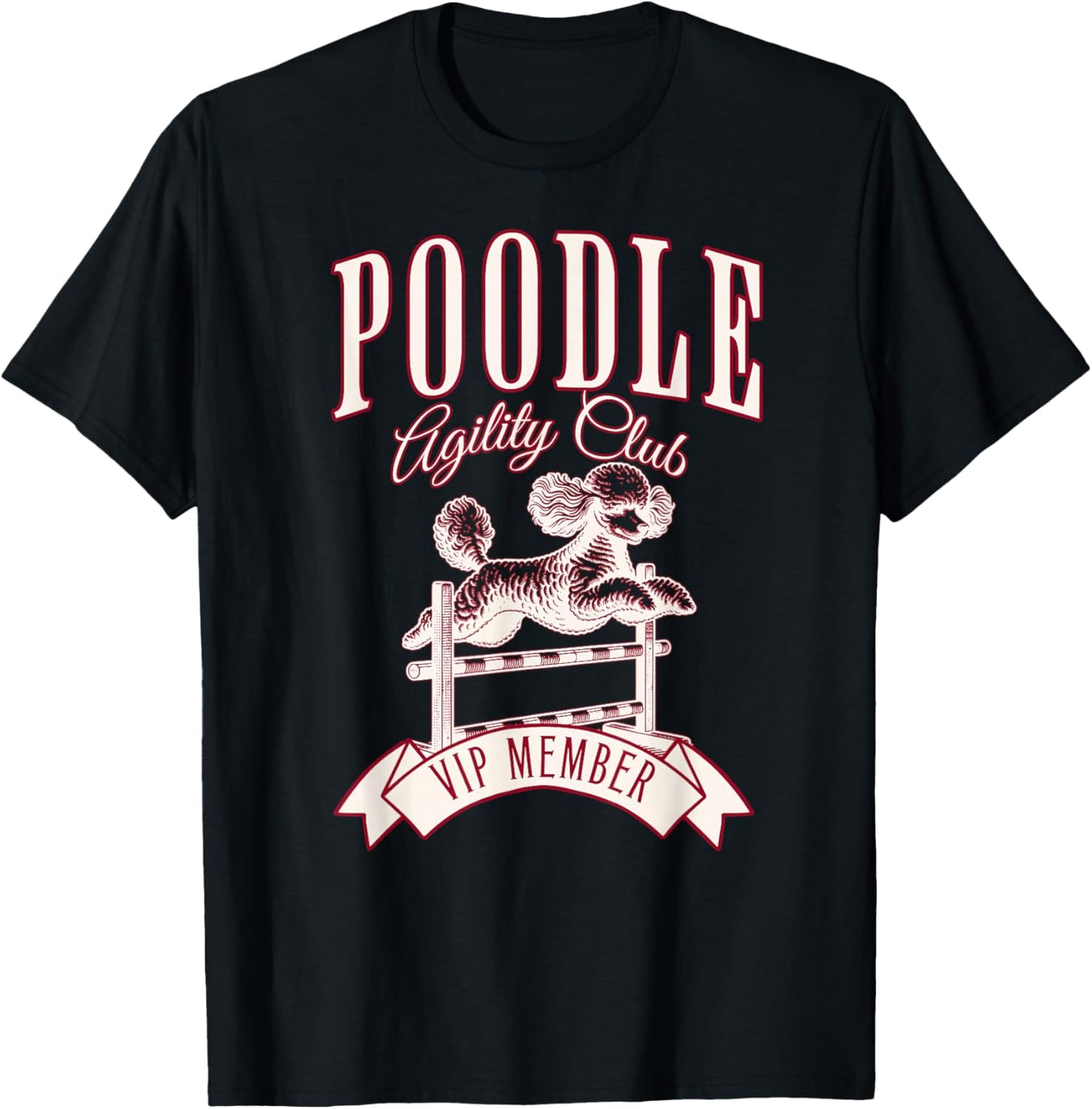 Poodle Agility Club VIP Member Exclusive T-Shirt - T-Shirt | Black