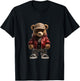 Urban hip hop novelty graphic teddy bear T-Shirt - T-Shirt | Black