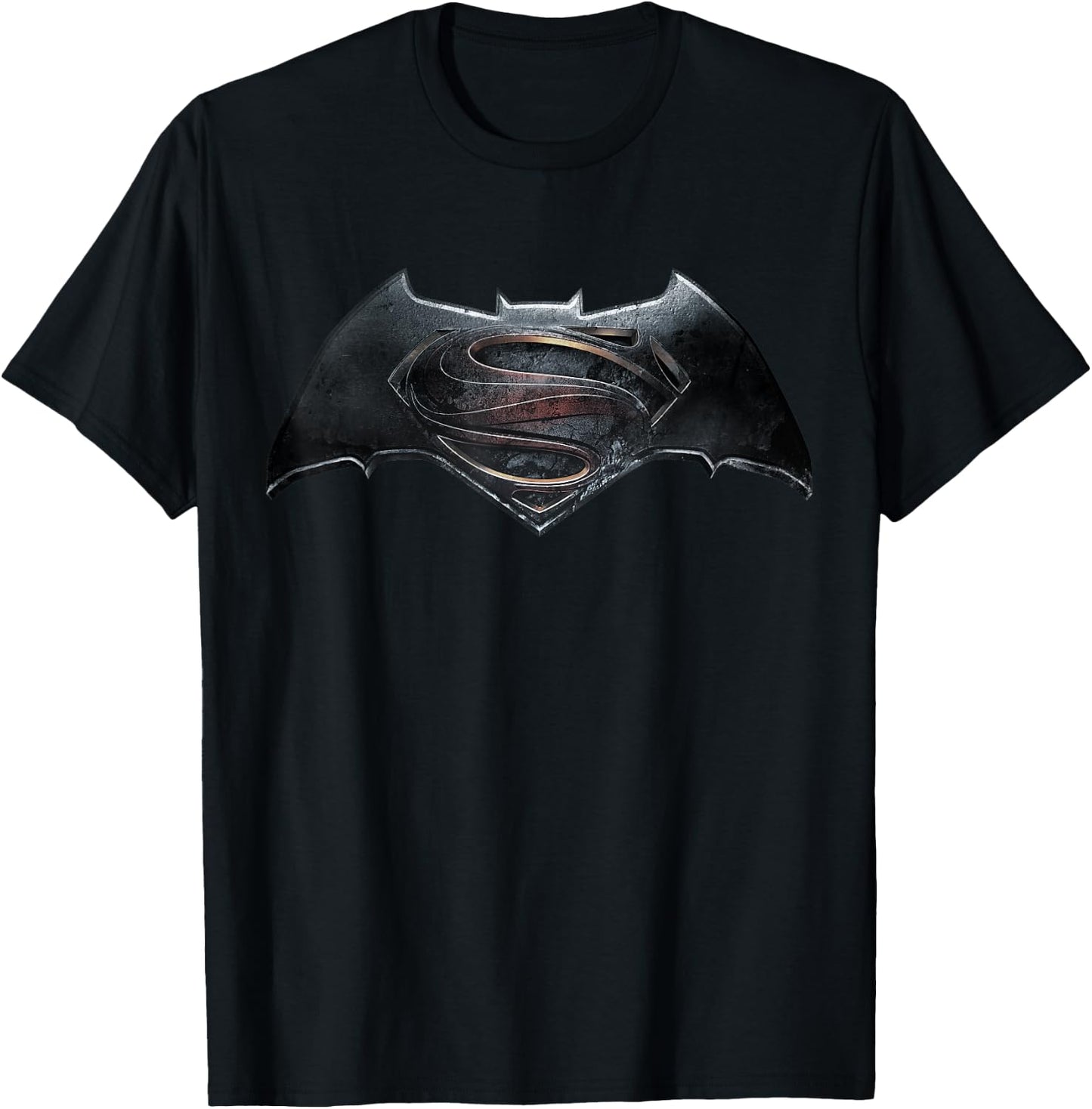 DC Batman V Superman Logo Standard T-Shirt - T-Shirt | Black