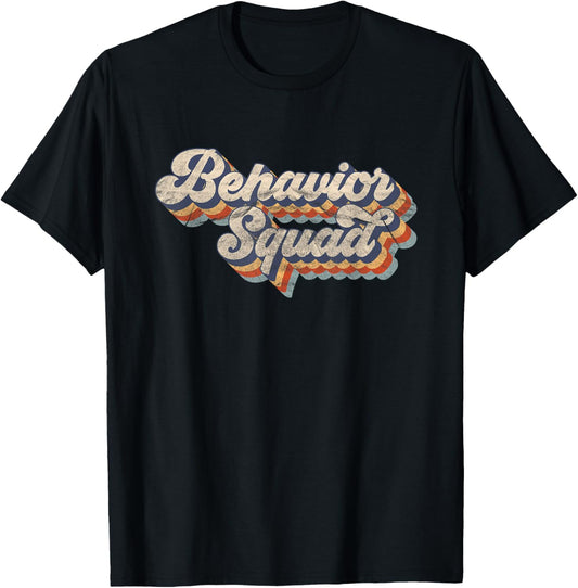 Behavior Squad Behavior Therapy Vintage Retro Men T-Shirt - T-Shirt | Black