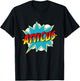 Kids Boys Atticus Name Superhero Comic Book T-Shirt - T-Shirt | Black