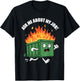 Ask Me About My Job Dumpster Fire T-Shirt - T-Shirt | Black