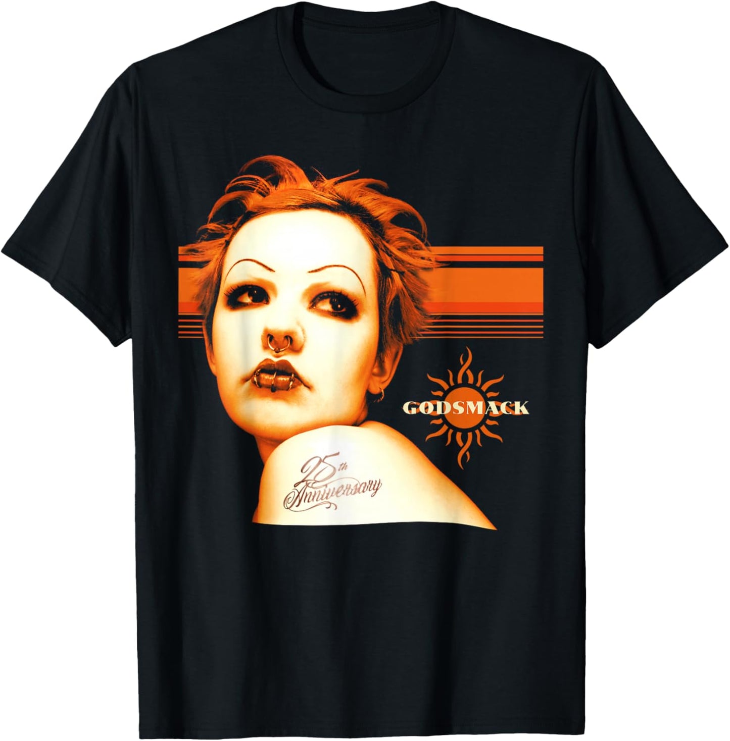 Godsmack – Self Titled 25th Anniversary T-Shirt - T-Shirt | Black