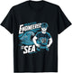 Sea Engineer Mechanical Engineering T-Shirt - T-Shirt | Black