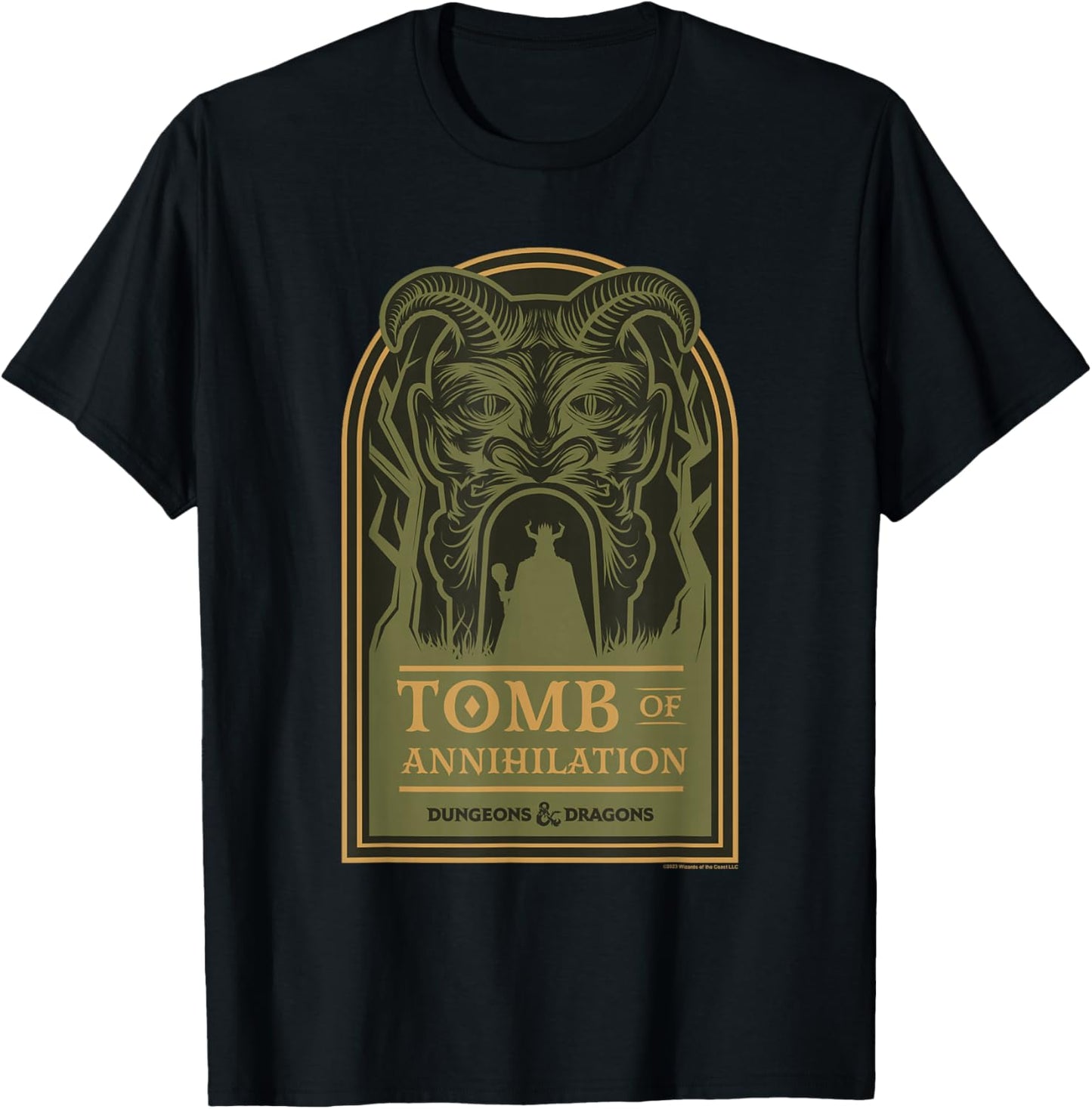 Dungeons & Dragons Tomb Of Annihilation Acererak Cover T-Shirt - T-Shirt | Black