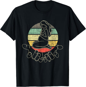 Retro Doula Midwifery - Midwives Childbirth Labor Assistant T-Shirt - T-Shirt | Black