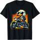 Biker Duck Riding Motorbike T-Shirt - T-Shirt | Black