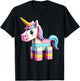Master Builder Bricks Blocks Play Toys Unicorn T-Shirt - T-Shirt | Black