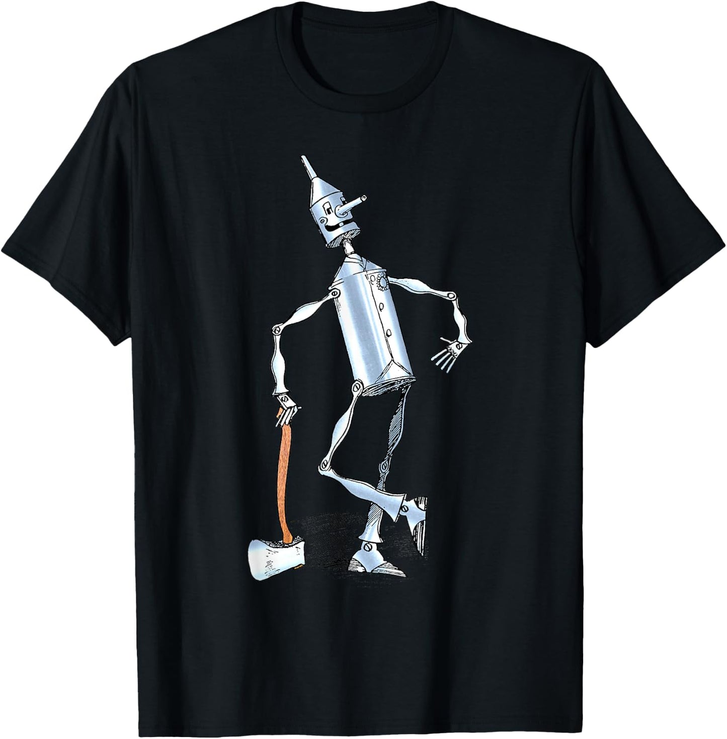 Big Tin Man Shirt Art The Wizard of OZ Tinman T-Shirt - T-Shirt | Black