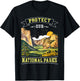 Protect our National Parks Nature Loving Men, Women and Kids T-Shirt - T-Shirt | Black
